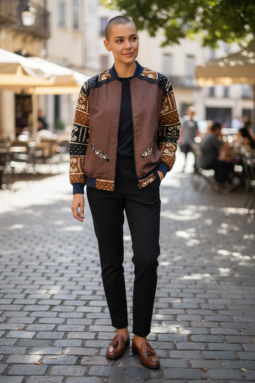 Multigender African Bomber Jacket — Modern Heritage Wear