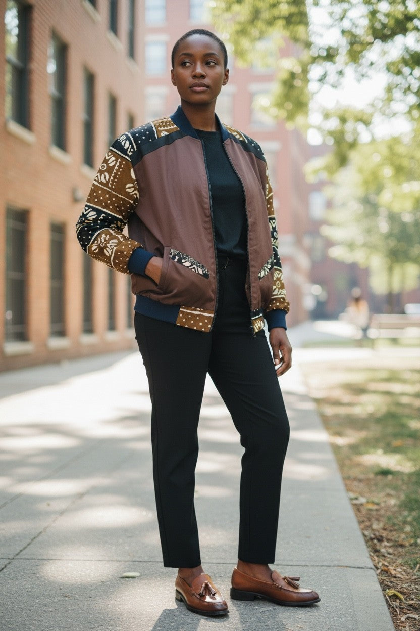 Multigender African Bomber Jacket — Modern Heritage Wear