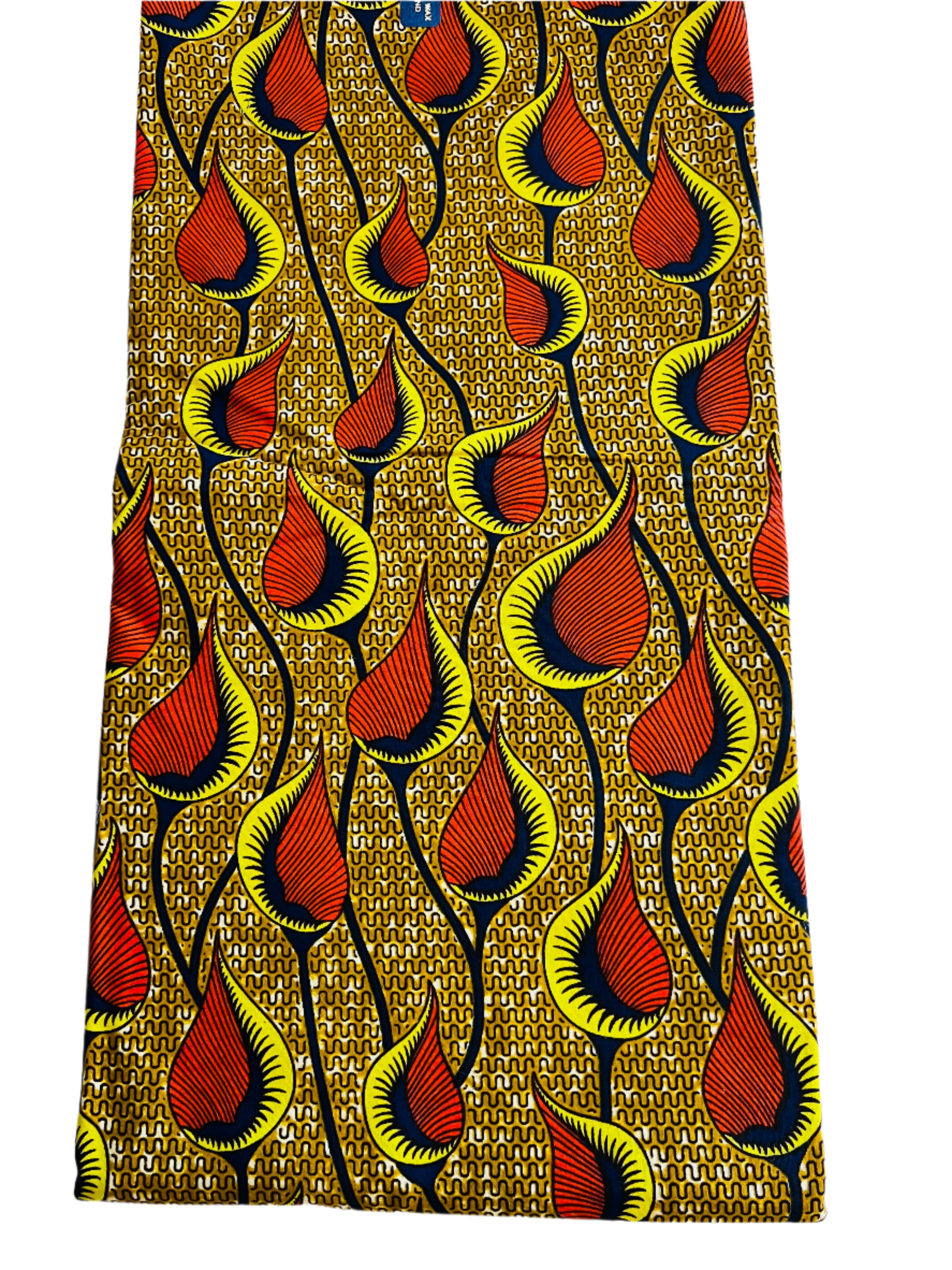 Color 100% Cotton Wax African Fabrics Real Wax Print For Dress African Ankara Fabric