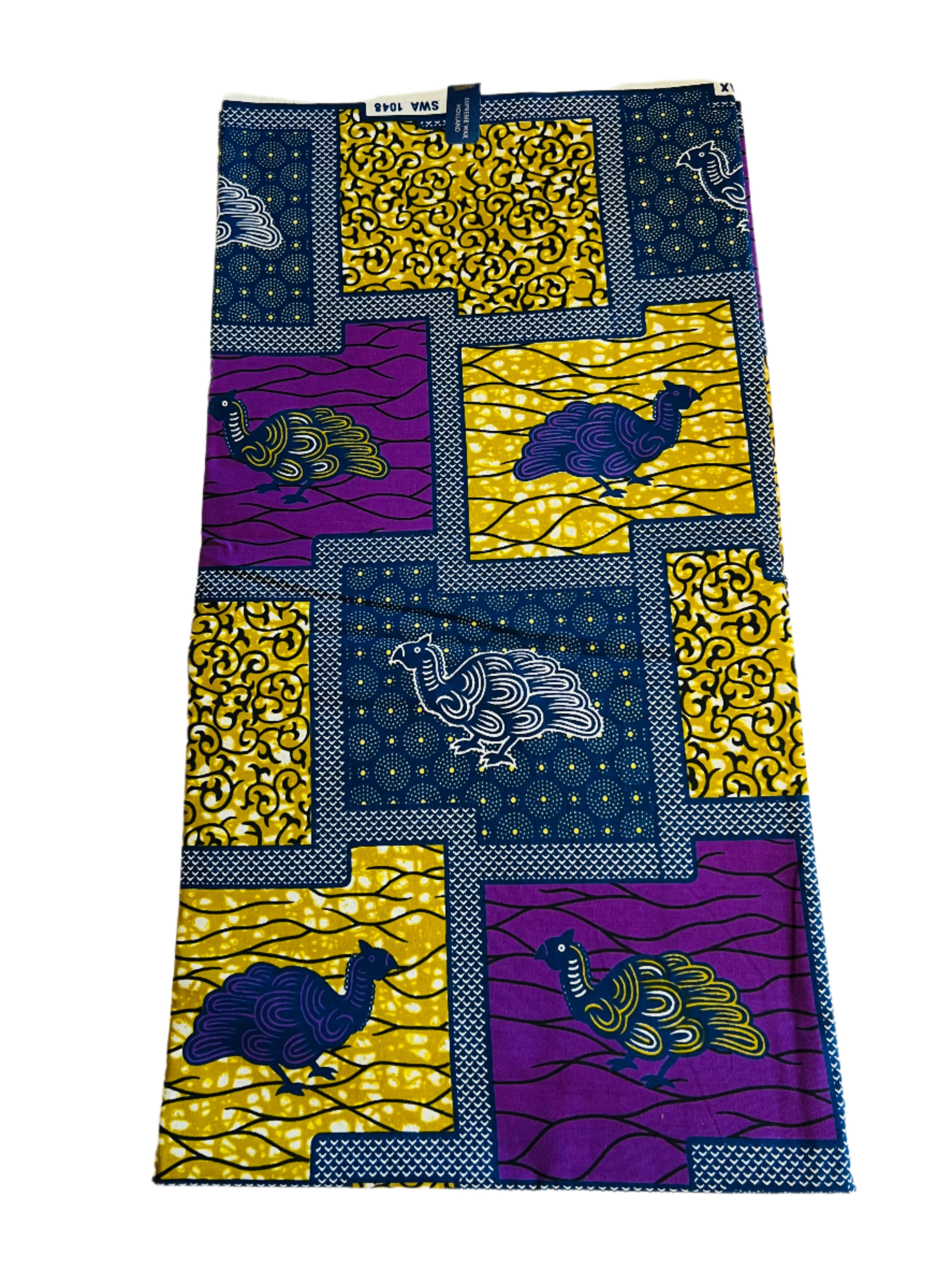 Multicolor African Print Fabric, African print fabric per yard/ Arts and Crafts/ Ankara print fabric/ Kente fabric