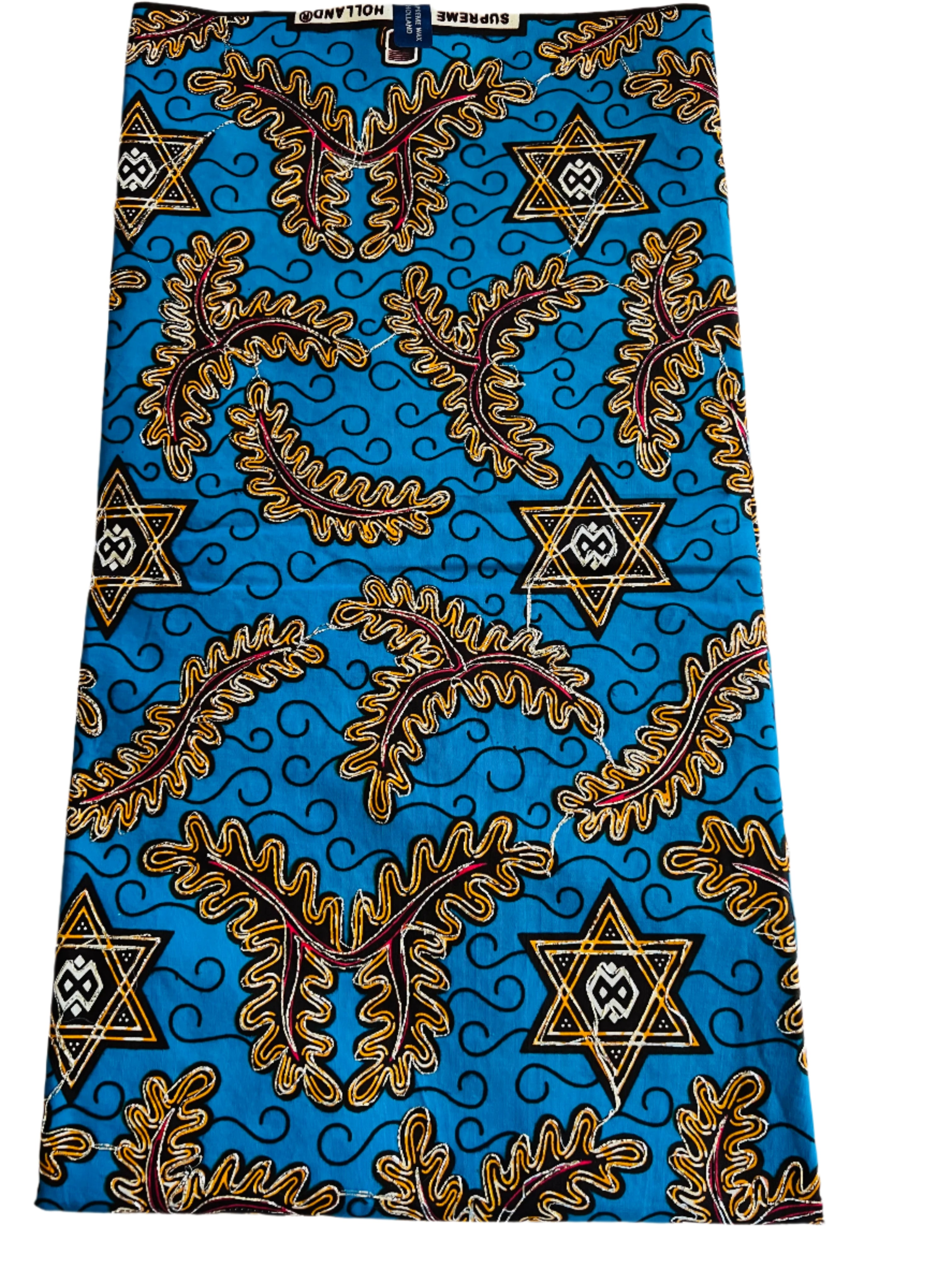 Fabric 100% Original Ankara Wax Fabric African Wax Fabric Block Print Batik Dutch Fabric 6yards