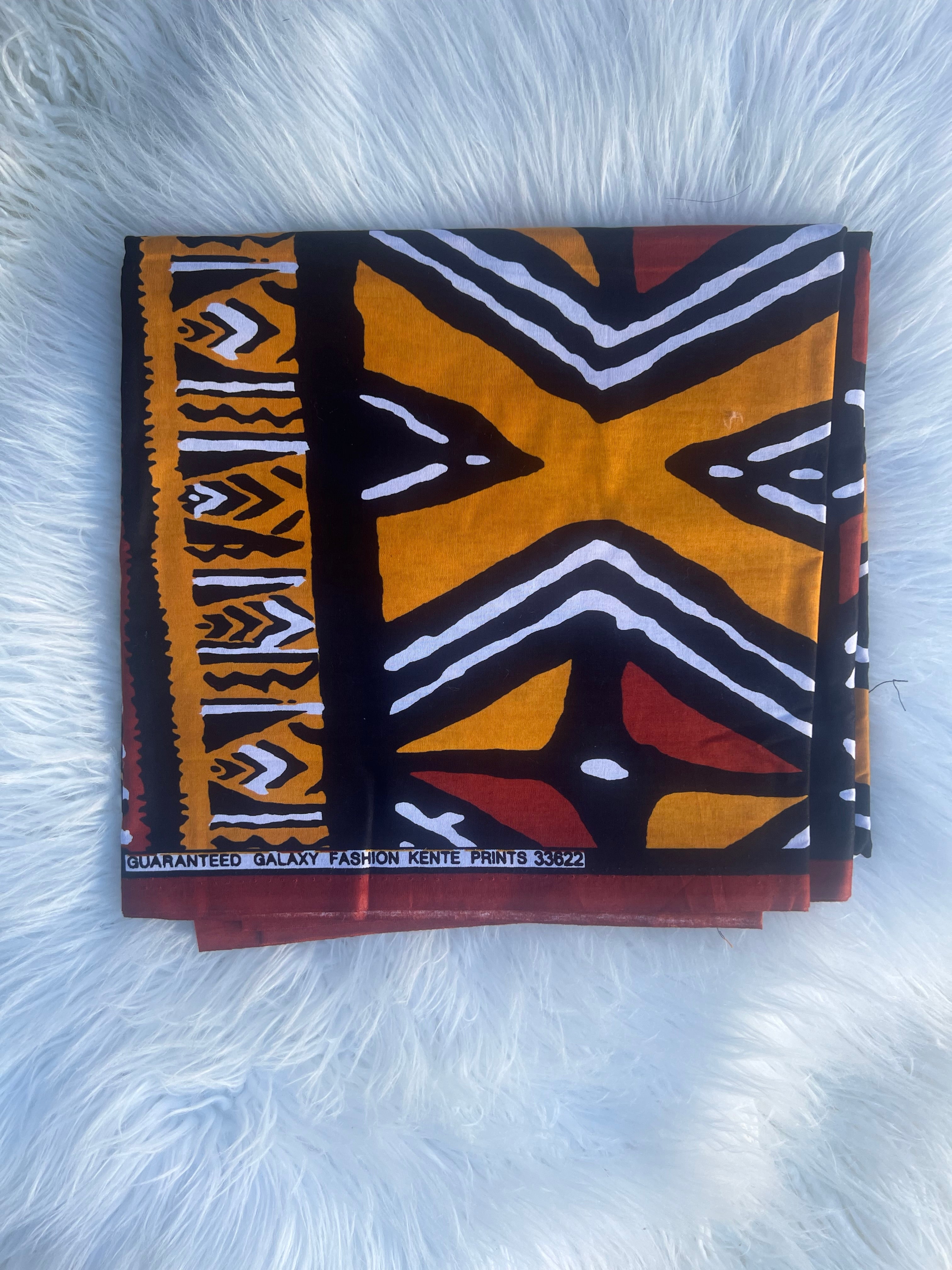 African Print Fabric, Bogolan Tribal Mudcloth Design, Multi-Pattern Fabrics sell  by Yards Authentic Ankara, Perfect for Clothing Home Decor
