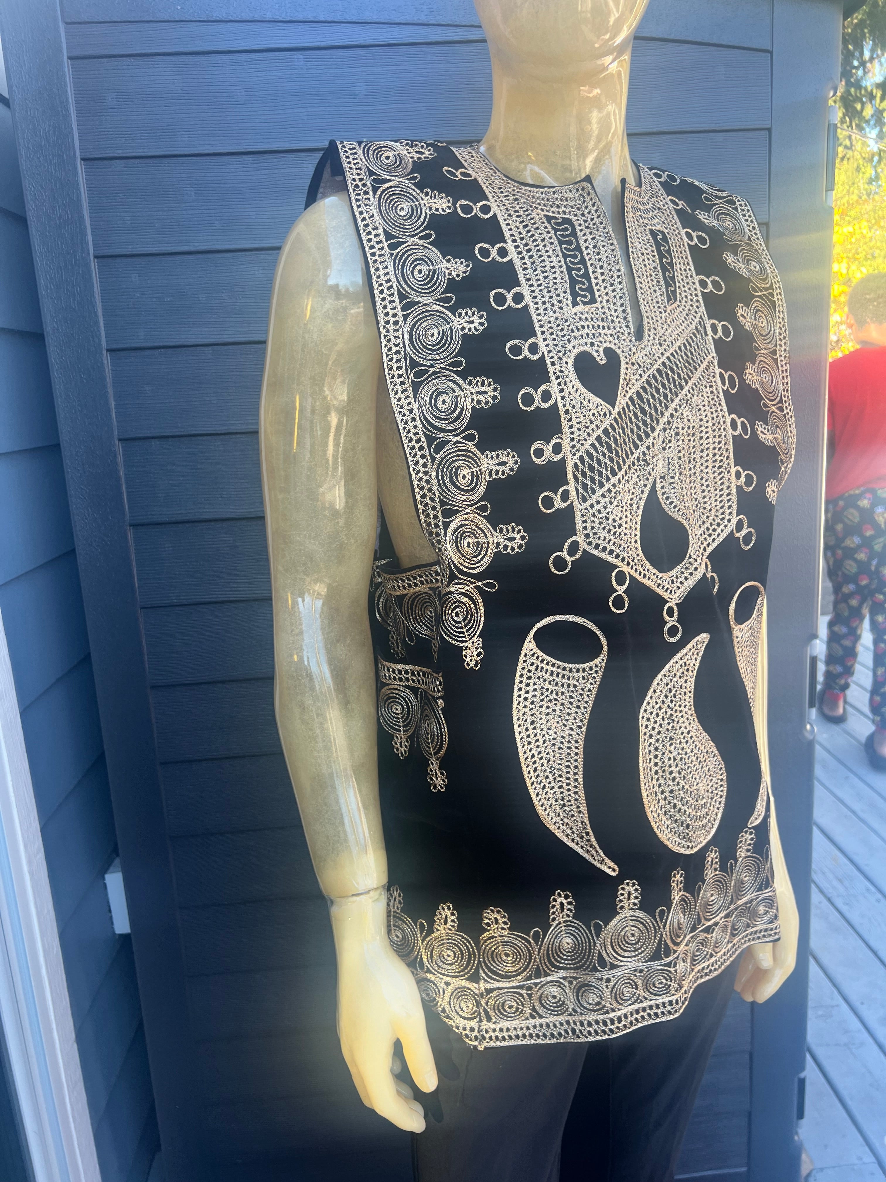 African traditional Cameroon Bamenda mens and womens wear clothing