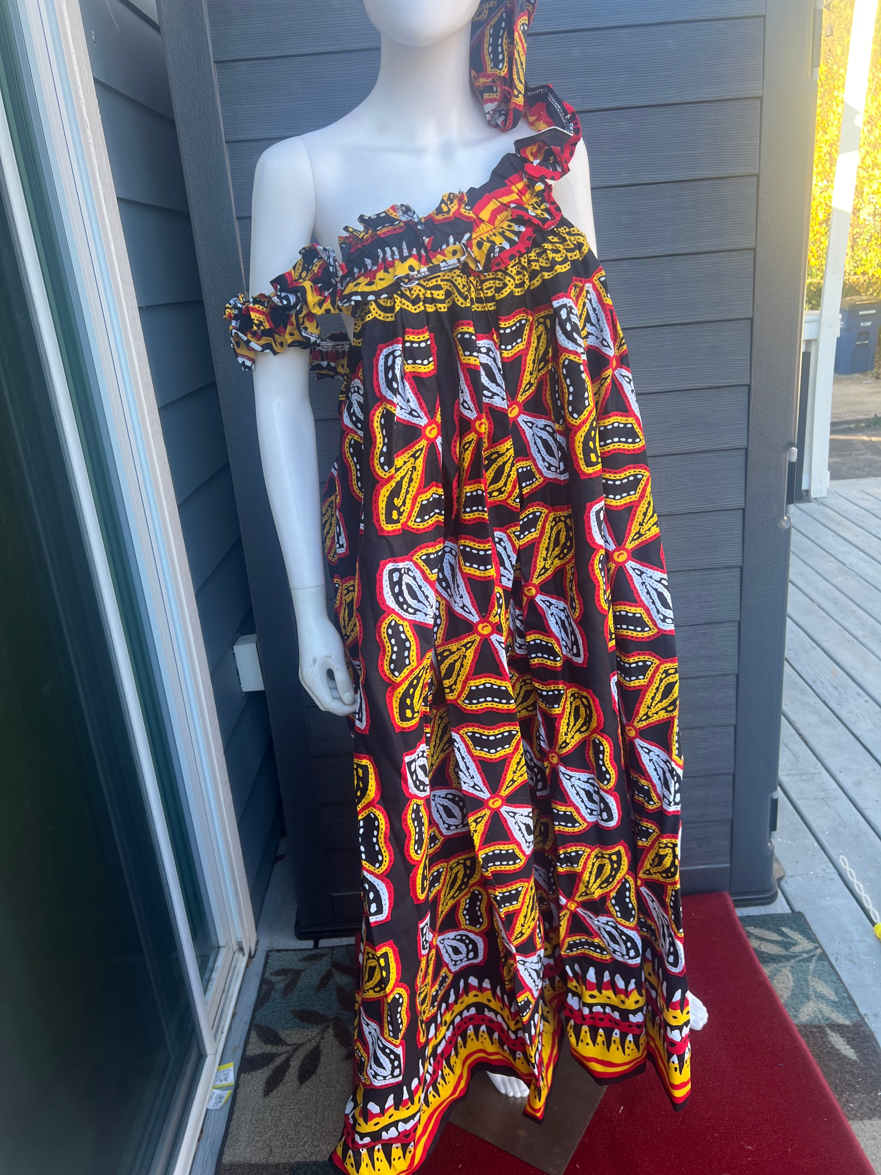 Ankara Women african bamenda Kaba