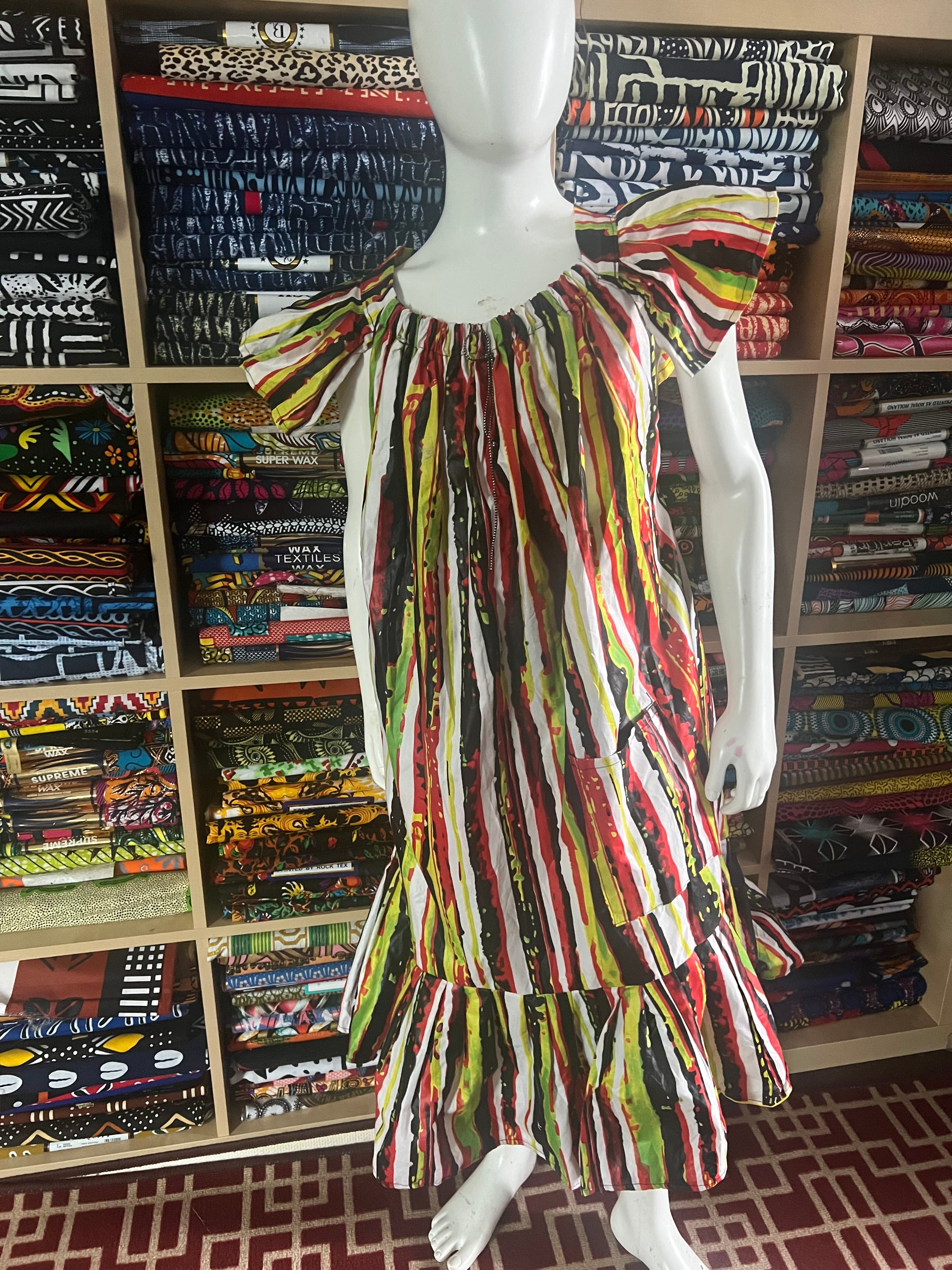 mini Kaba for child. Ankara fabric , African clothes