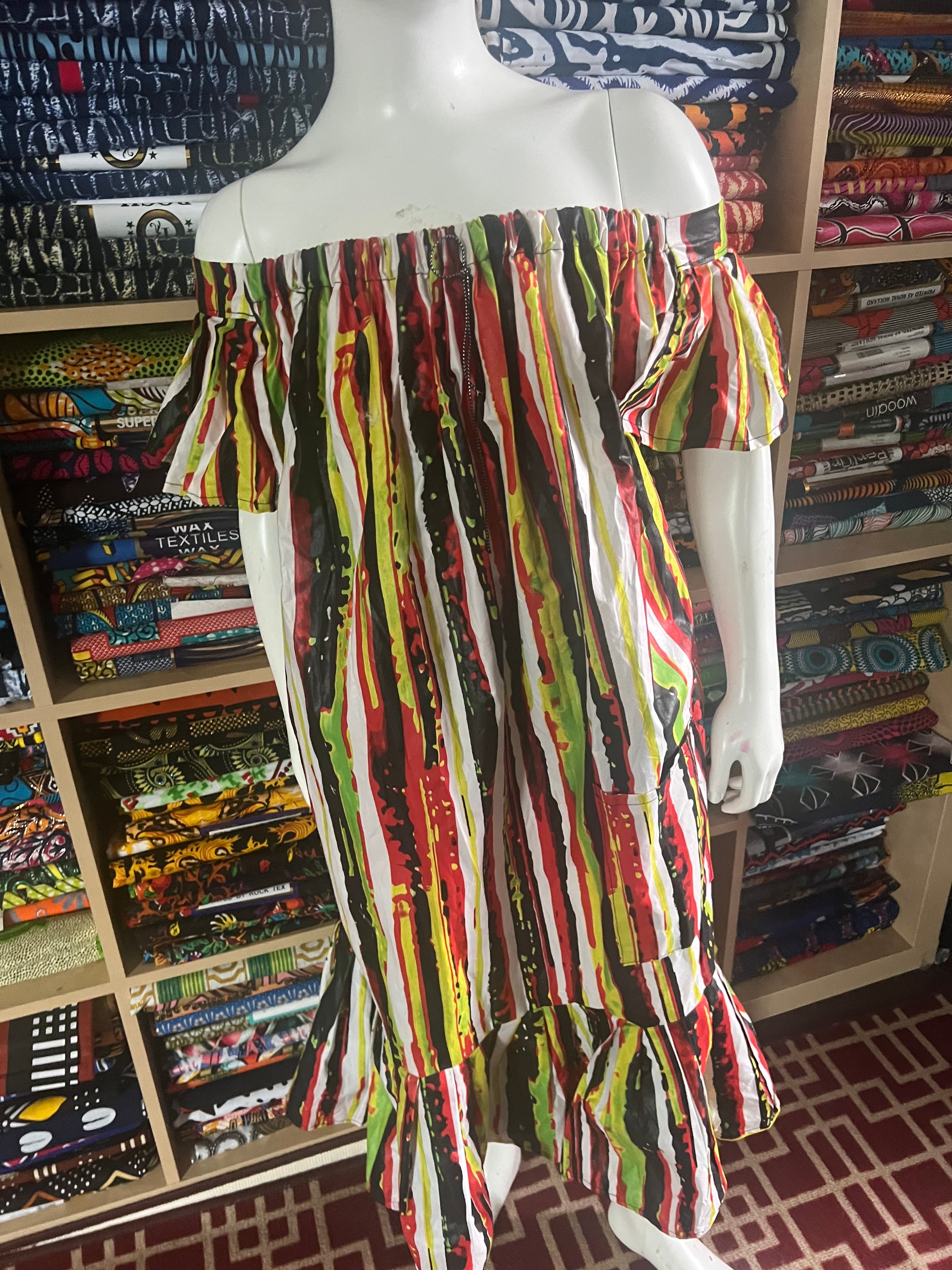 mini Kaba for child. Ankara fabric , African clothes