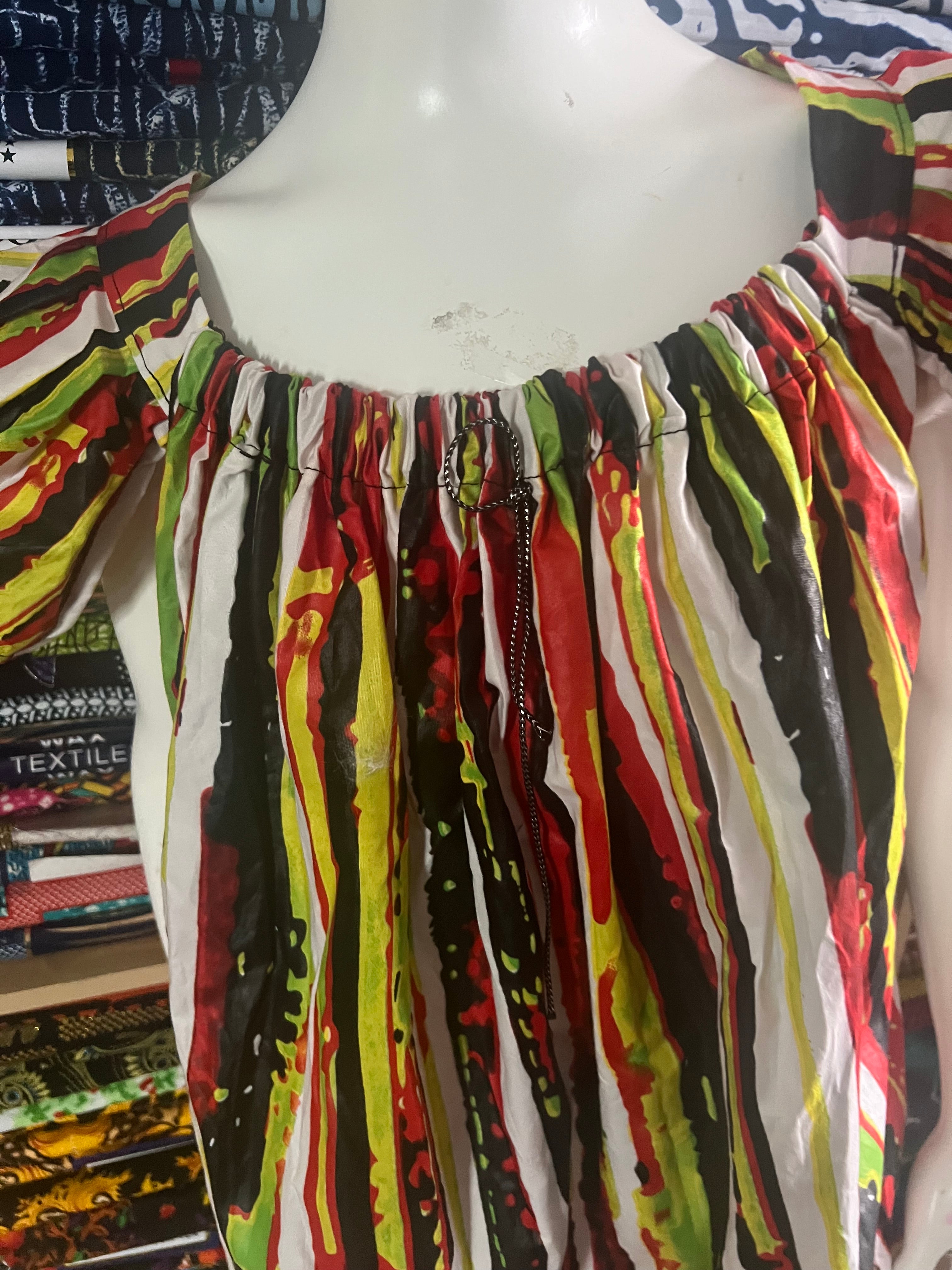 mini Kaba for child. Ankara fabric , African clothes