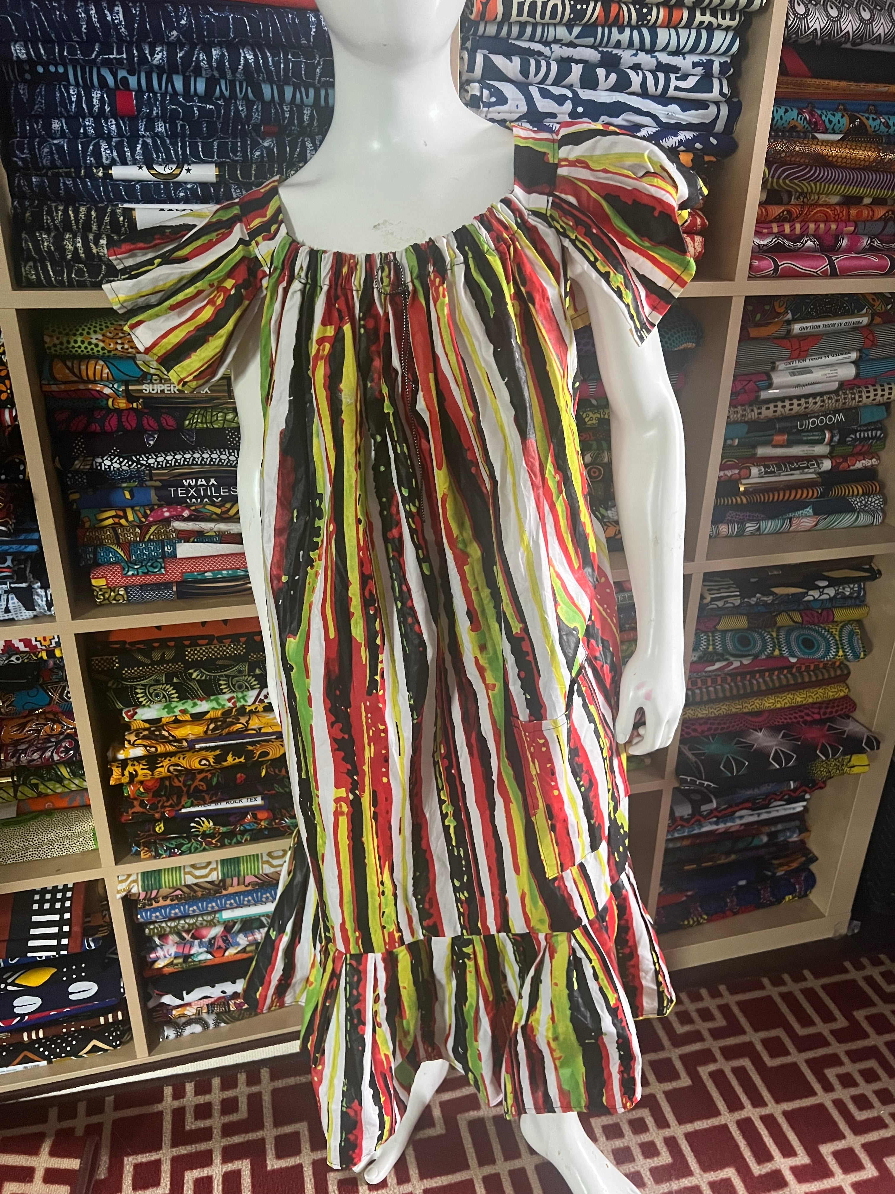 mini Kaba for child. Ankara fabric , African clothes