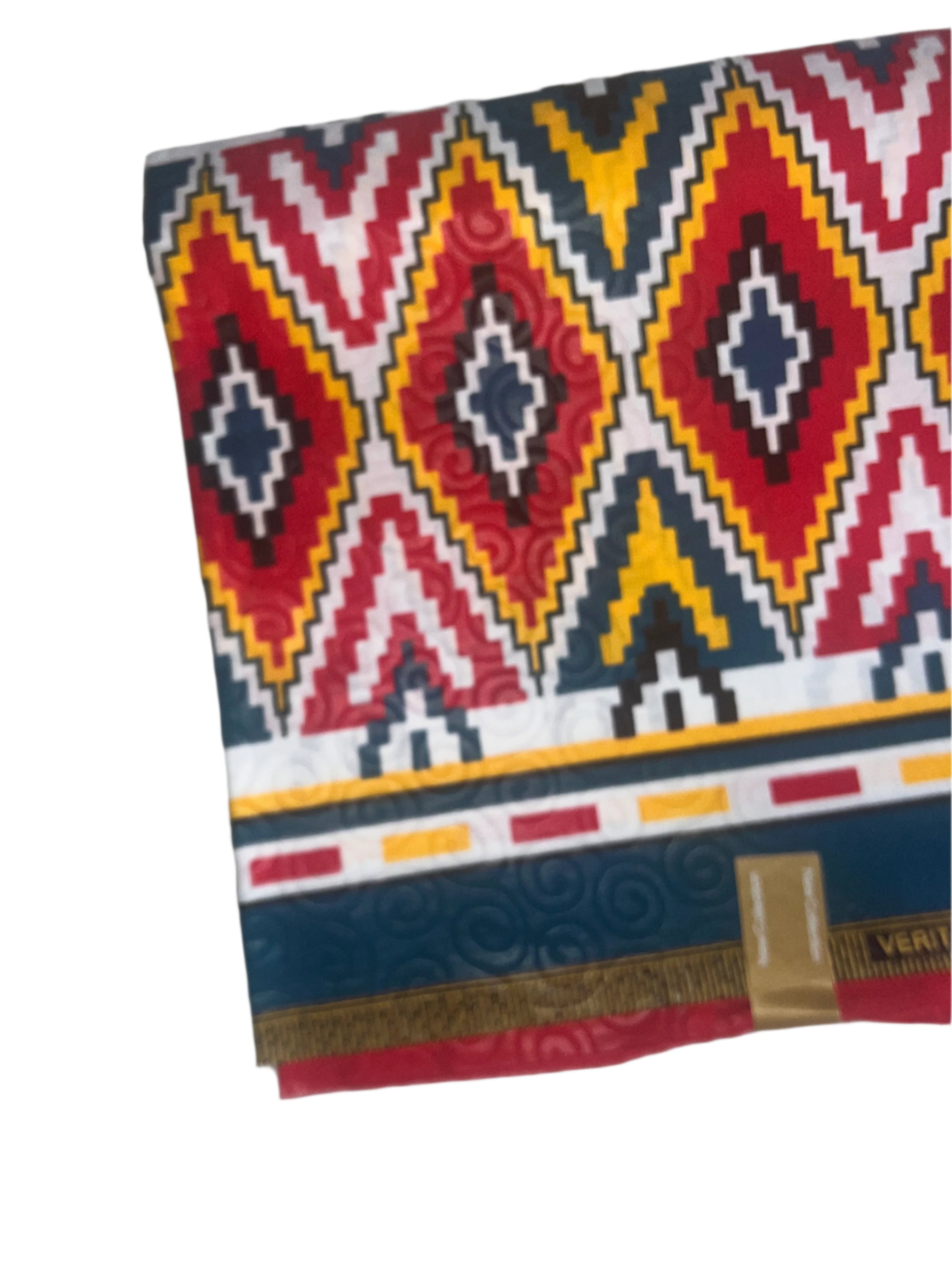 100% Cotton African Ankara Print Fabric Wax Vibrant Patterned Textile, Traditional Ankara African Fabric for Sewing **ITEM SOLD by YARD**