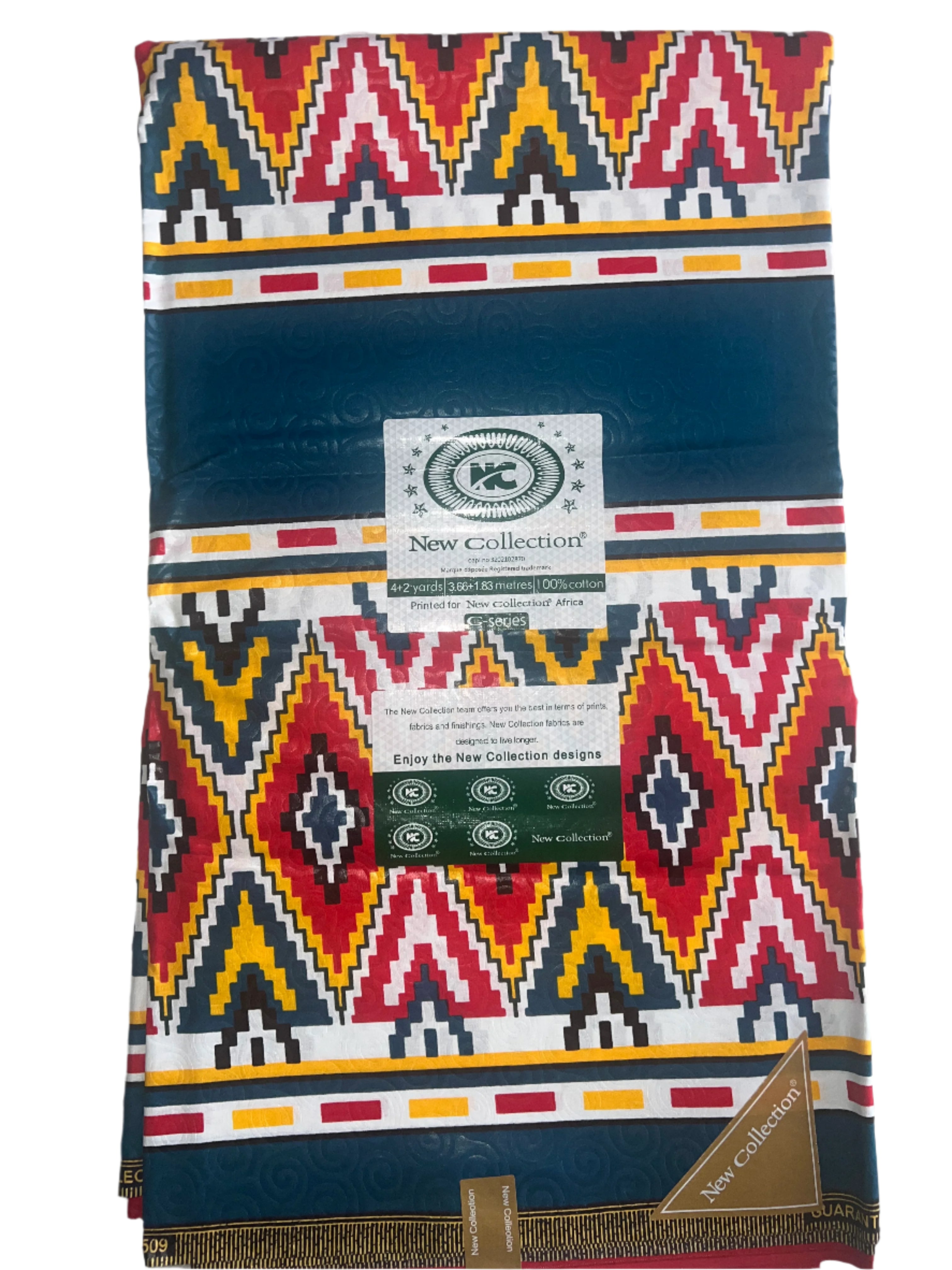 100% Cotton African Ankara Print Fabric Wax Vibrant Patterned Textile, Traditional Ankara African Fabric for Sewing **ITEM SOLD by YARD**