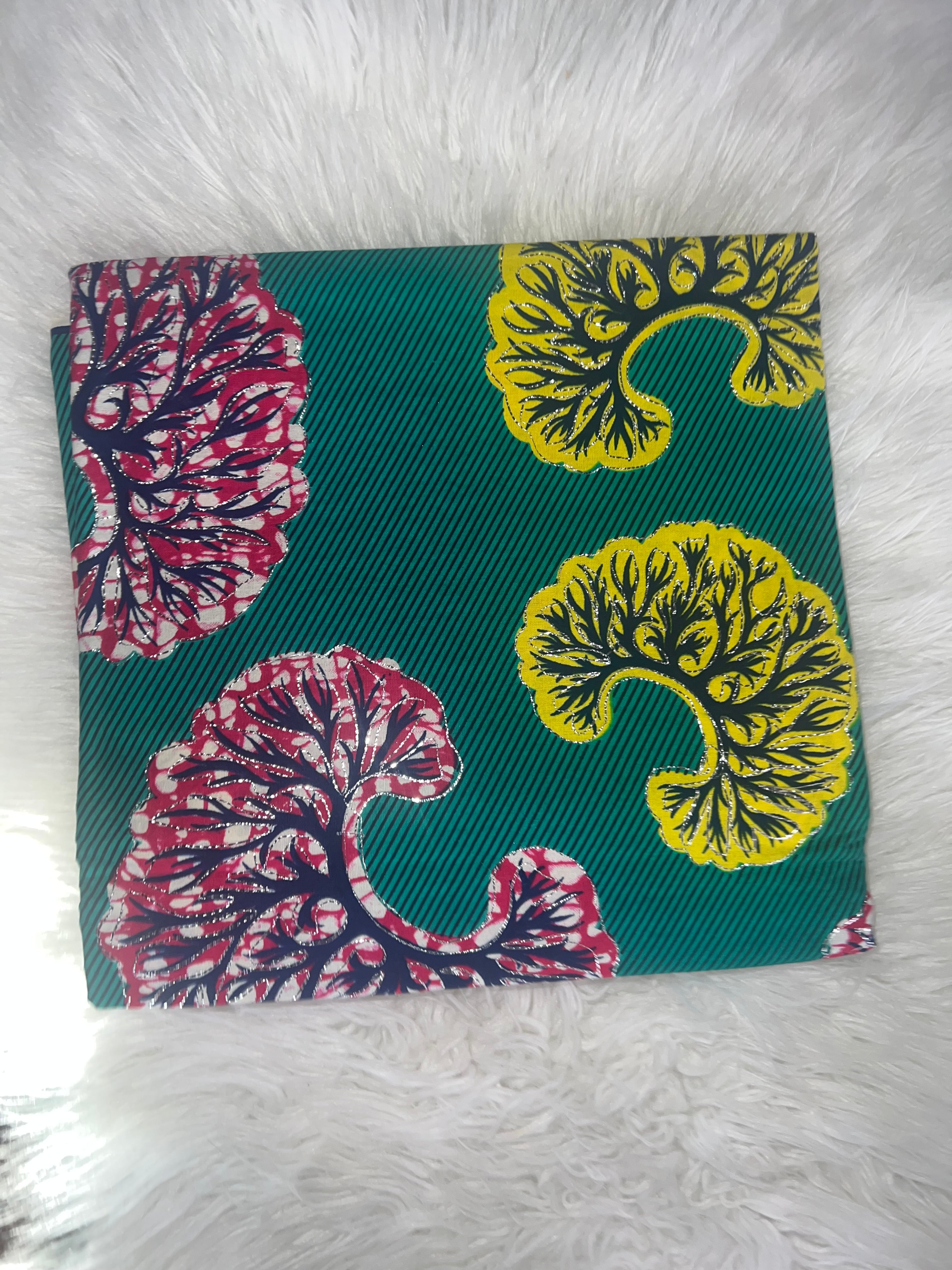 Ankara Print Patterned African Fabric 100% Cotton Africa Wrapper Cloth Sewing For Wedding Dress 6yards Lace Fabrics sale by yard