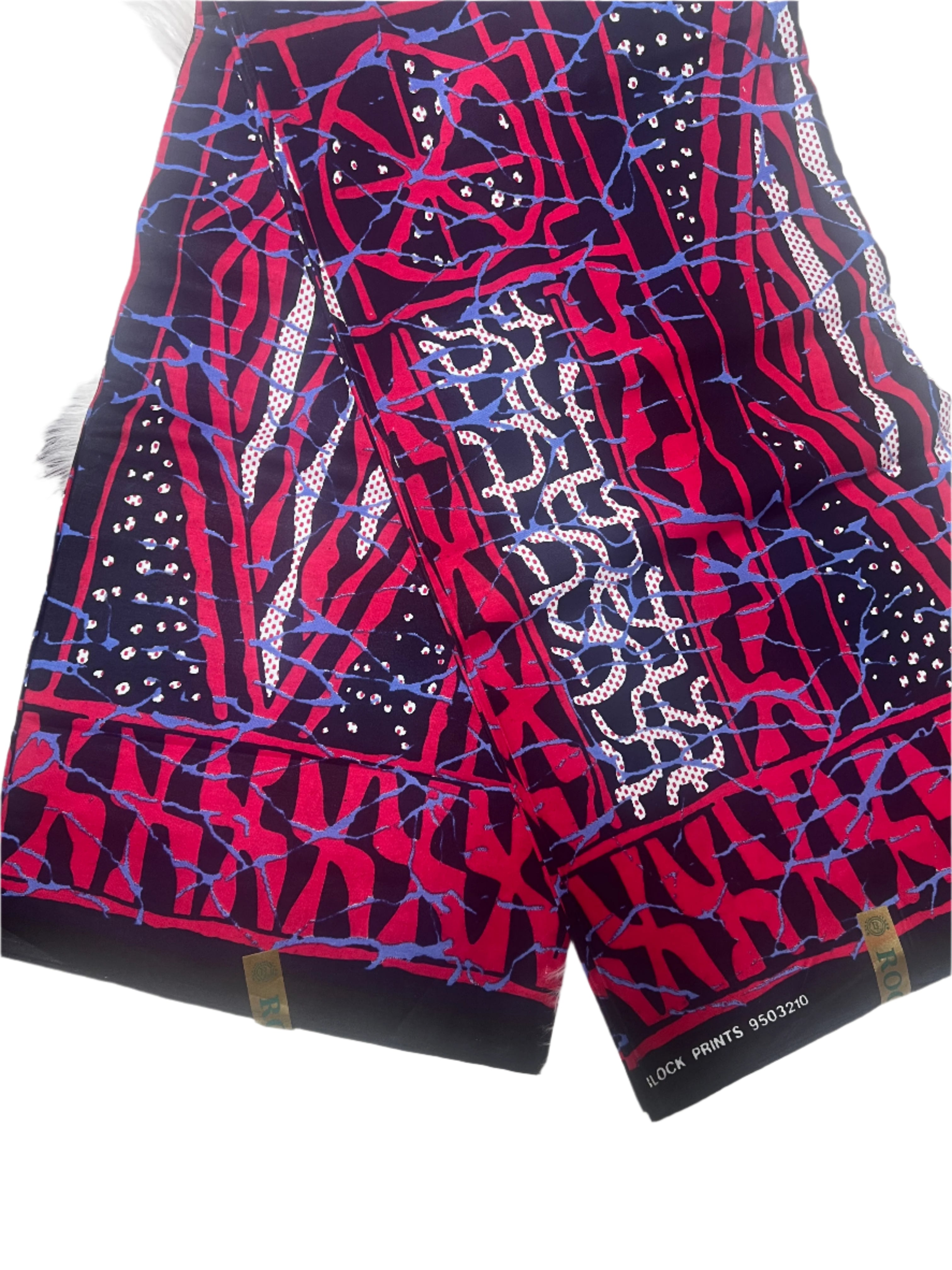 100% Cotton African Ankara Print Fabric Wax pink Vibrant Patterned, Ndop Traditional Ankara African Fabric for Sewing **ITEM SOLD by YARD**