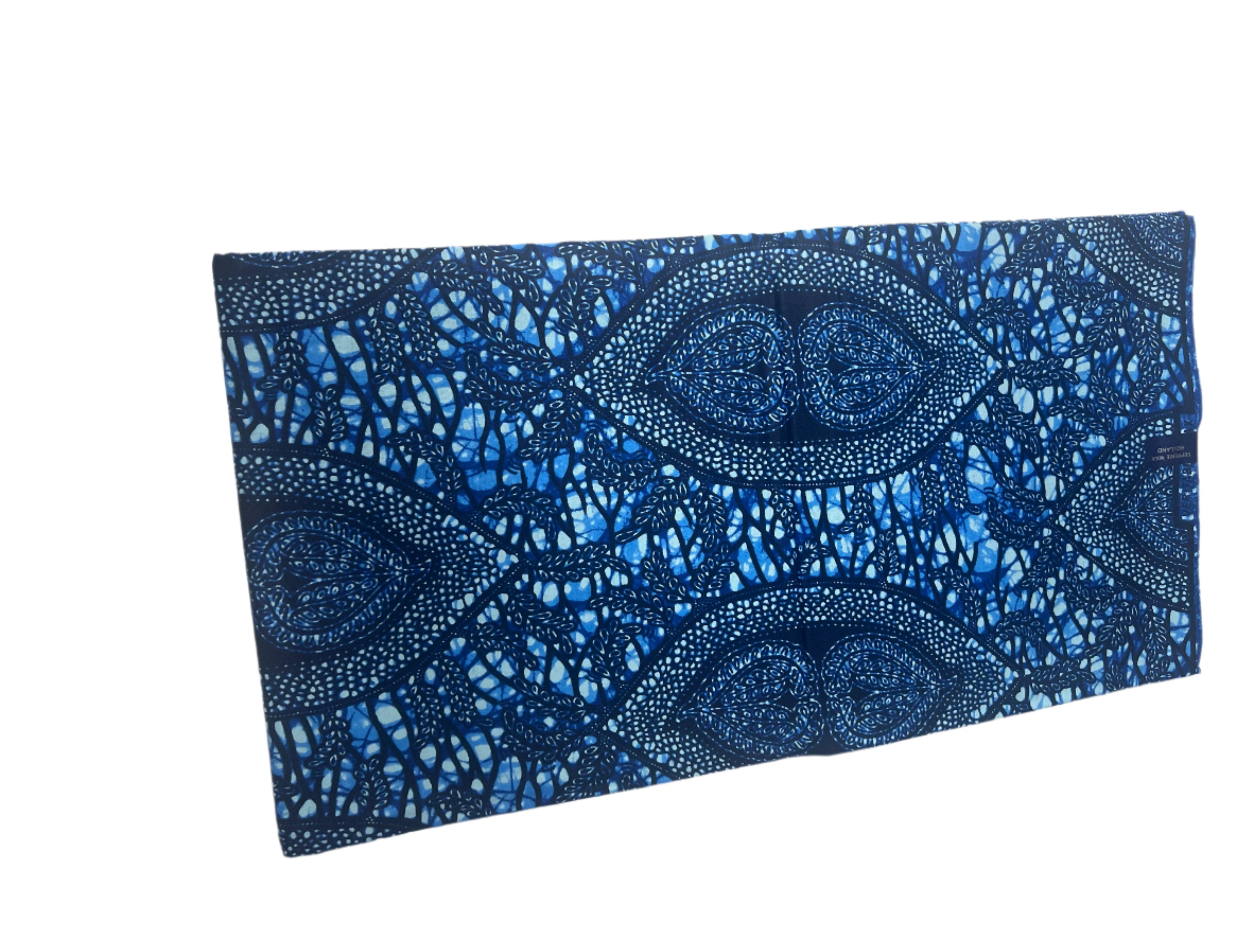 Supreme Super Wax 100% Cotton African Fabric 6 Yard Ankara Fabric Print Fabric Dashiki Long Skirts **ITEM SOLD by YARD**