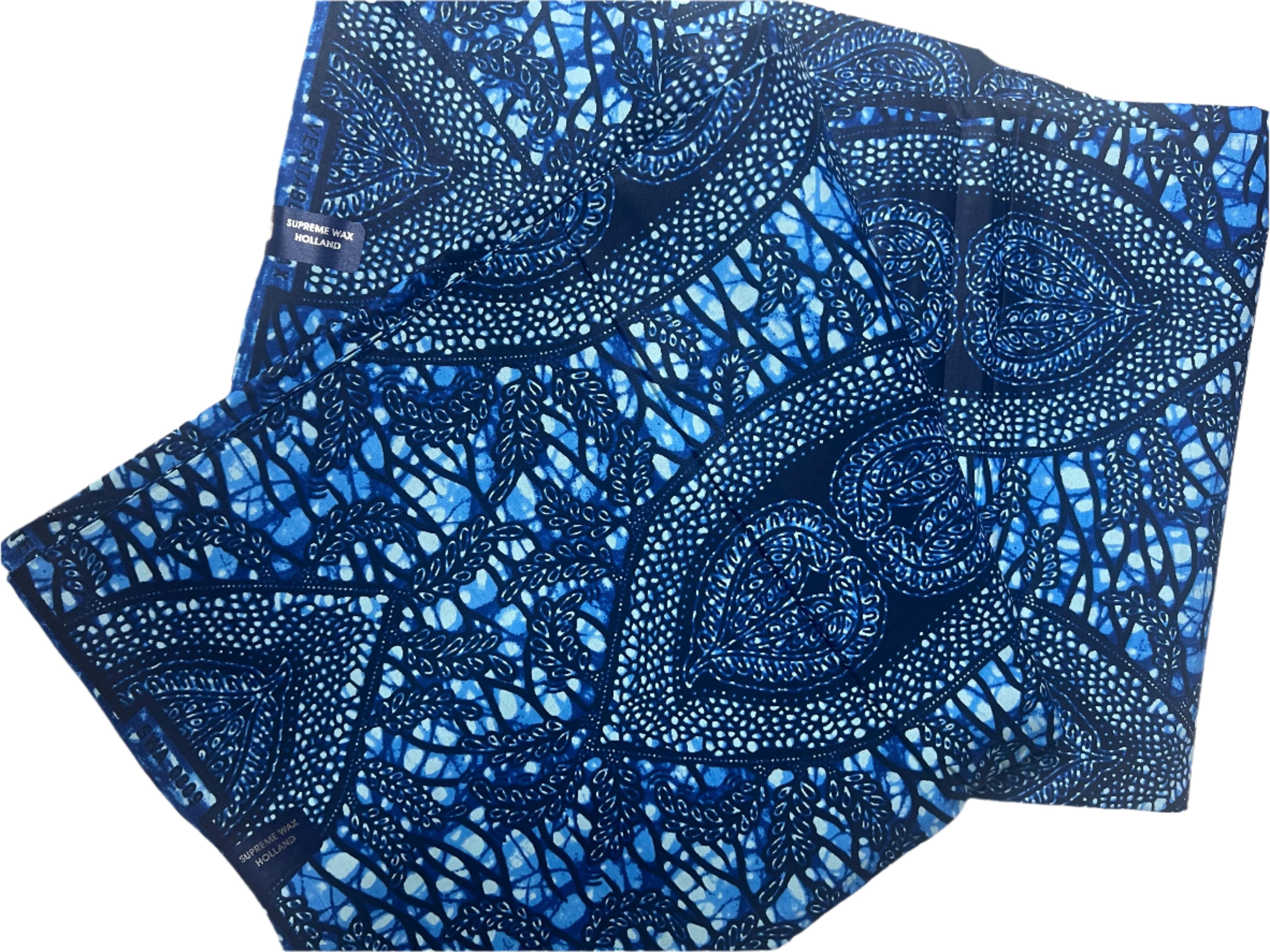 Supreme Super Wax 100% Cotton African Fabric 6 Yard Ankara Fabric Print Fabric Dashiki Long Skirts **ITEM SOLD by YARD**