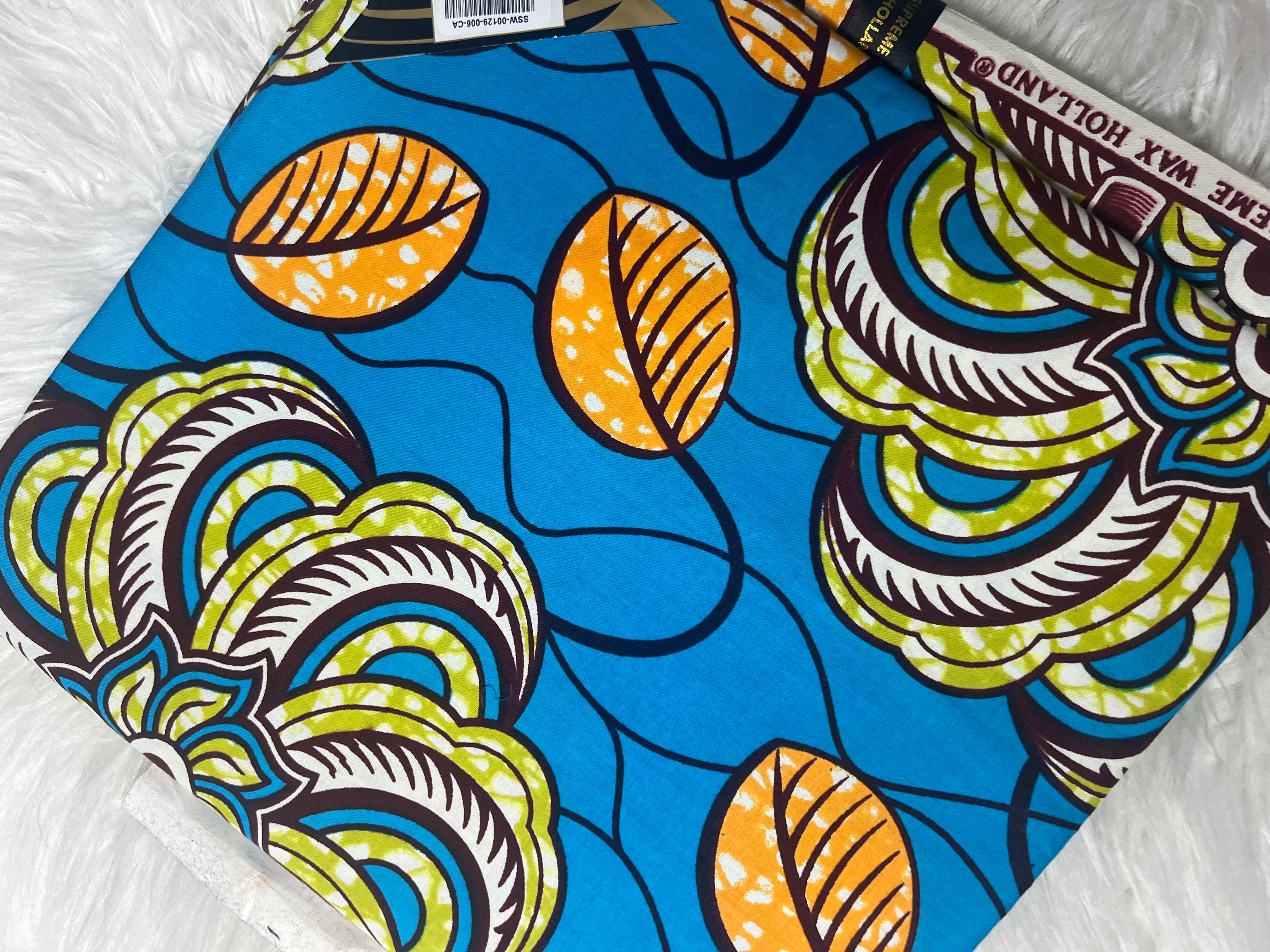 African Ankara Real Wax Fabric 2024 New High Quality Ankara Wax Pagne Nigeria Women Style Dress **ITEM SOLD by YARD**