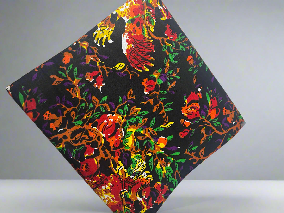 100% Cotton African Ankara Print Fabric Multicolored flower Wax Vibrant Patterned, Ankara African Fabric for Sewing **ITEM SOLD by YARD**