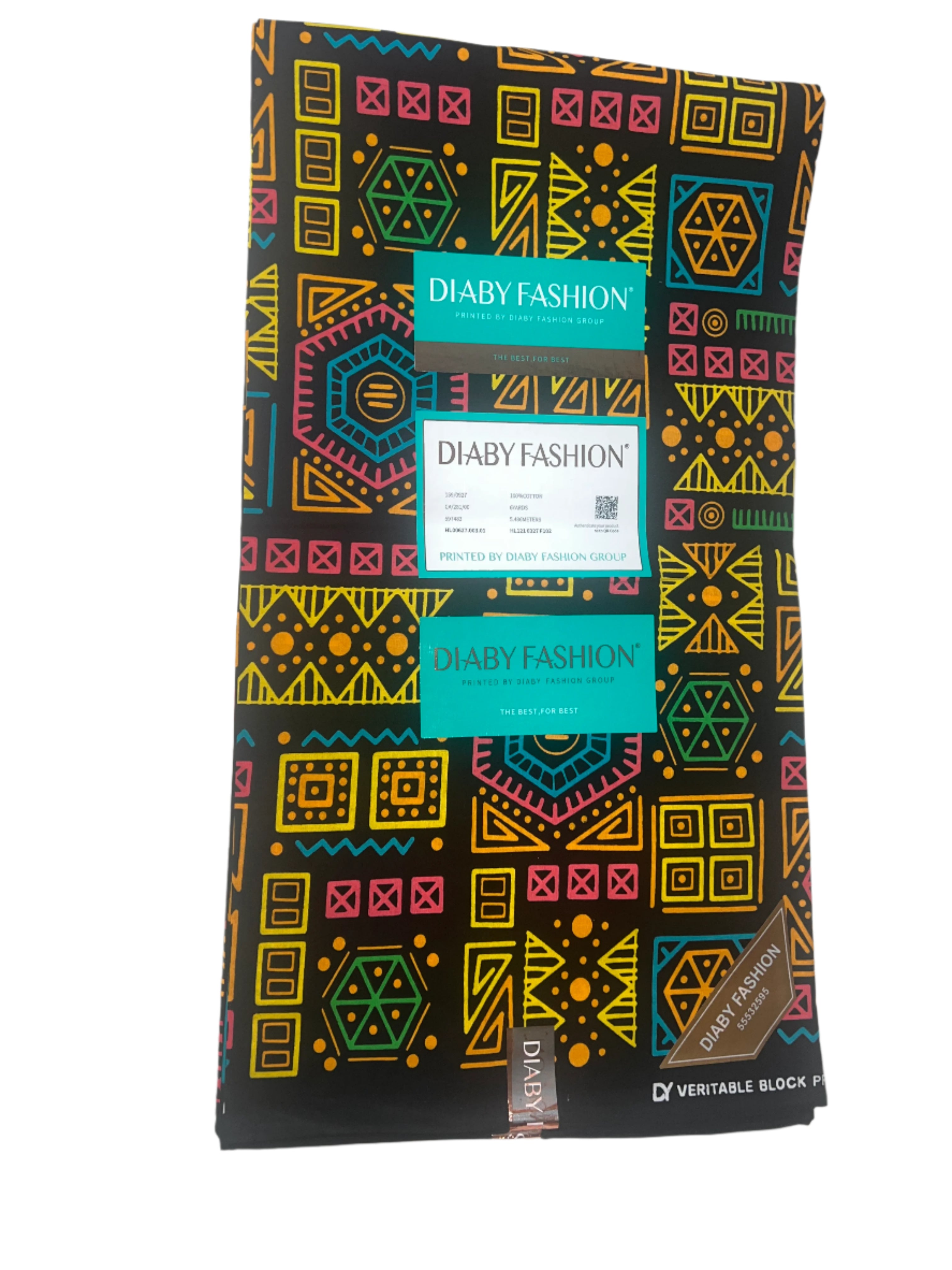 100% Cotton African Ankara Print Fabric, Multicolor Tribal African Print Fabric, Traditional Ankara African Fabric **ITEM SOLD by YARD**