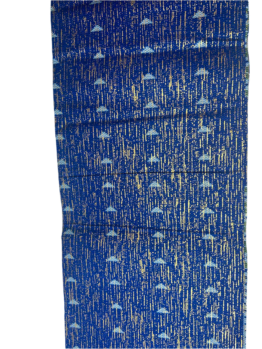 100% Cotton African Hitartex Ankara Print Fabric Wax motif kente Blue, Traditional Ankara African Fabric for Sewing **ITEM SOLD by YARD**