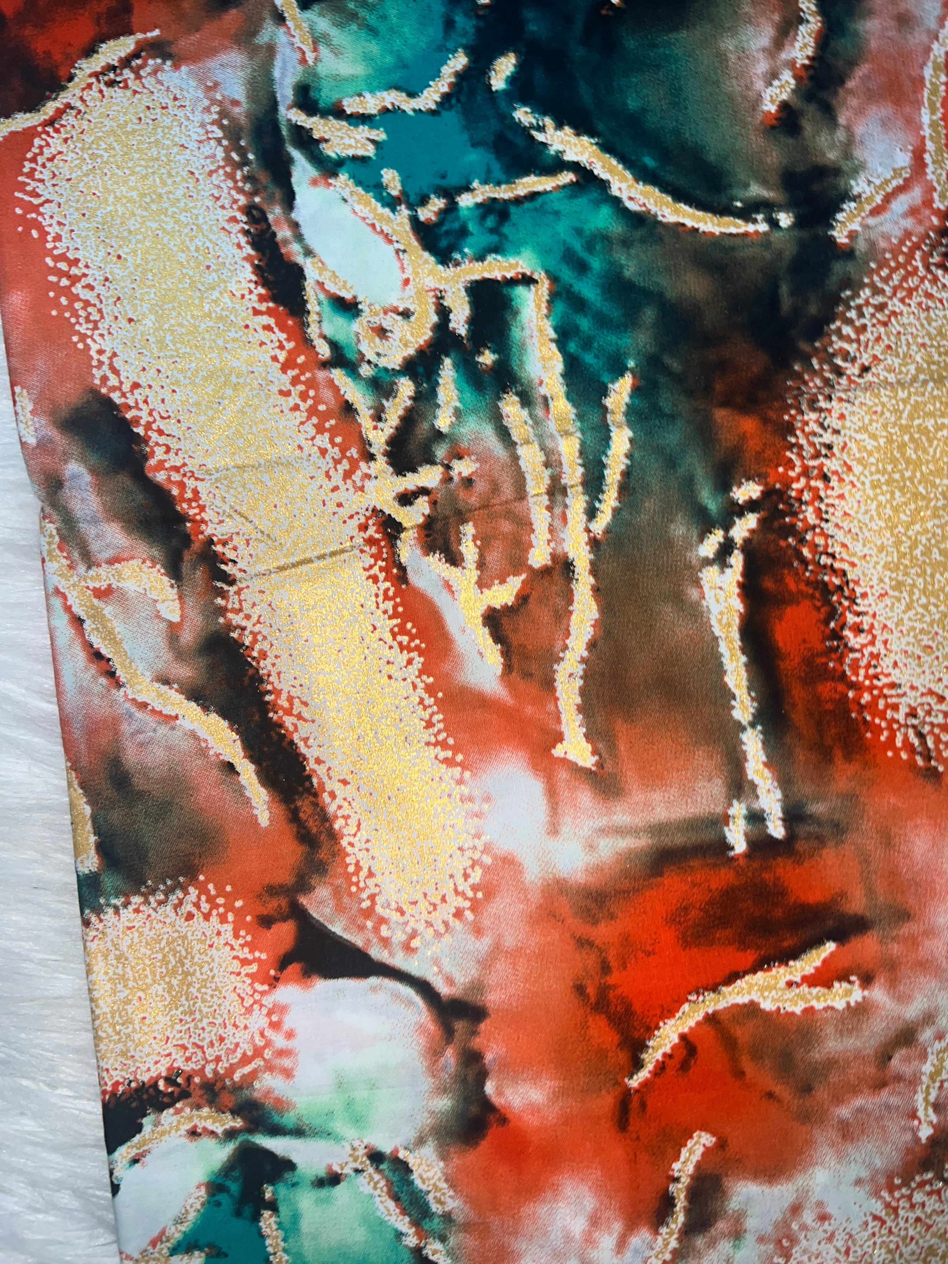 100% Cotton African Ankara Print Fabric Wax multicolored Vibrant Patterned, Traditional Ankara Fabric for Sewing **ITEM SOLD by YARD**