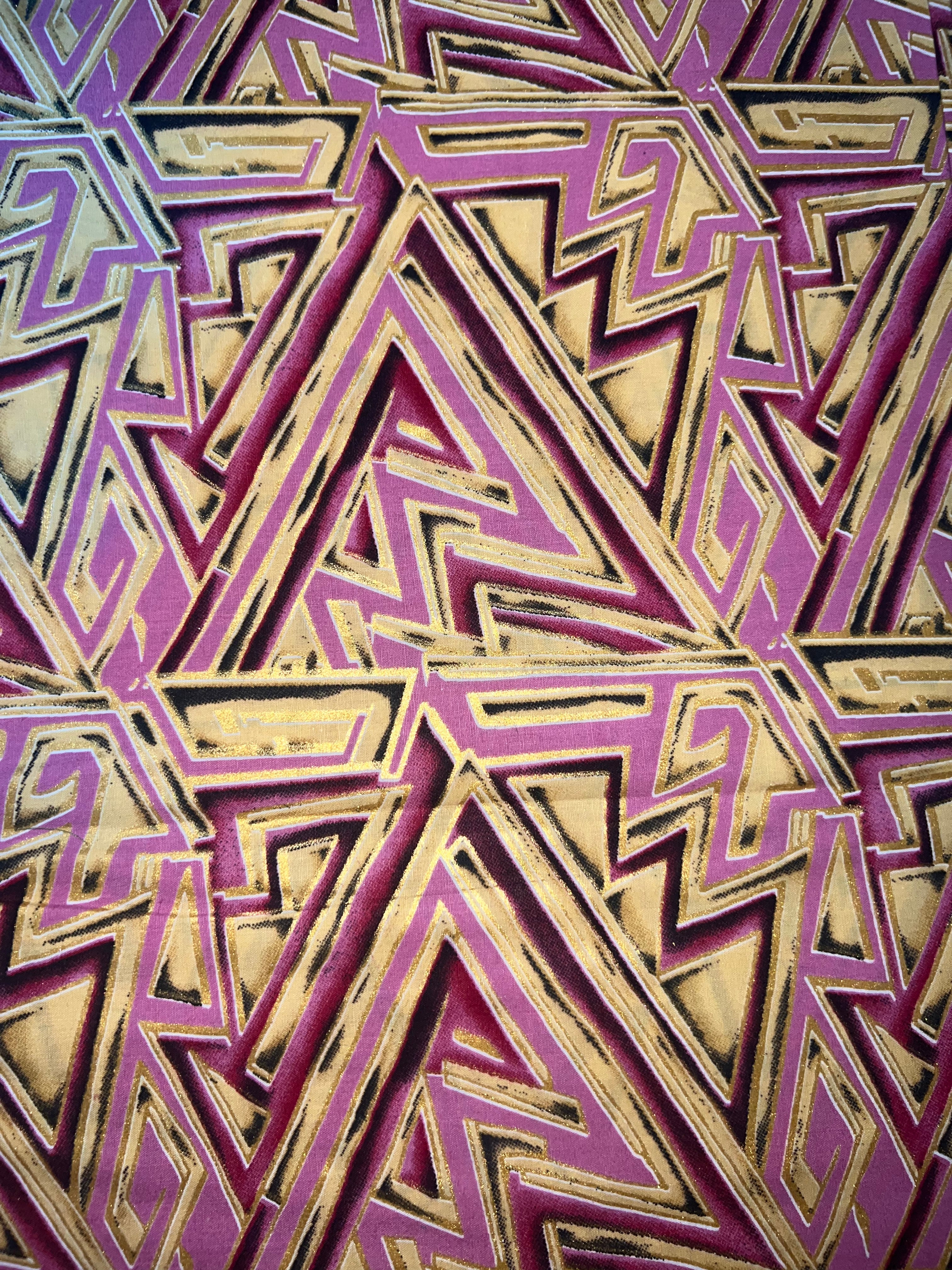 100% Cotton African Ankara Print Fabric Wax pink Vibrant Patterned, Traditional Ankara African Fabric for Sewing **ITEM SOLD by YARD**