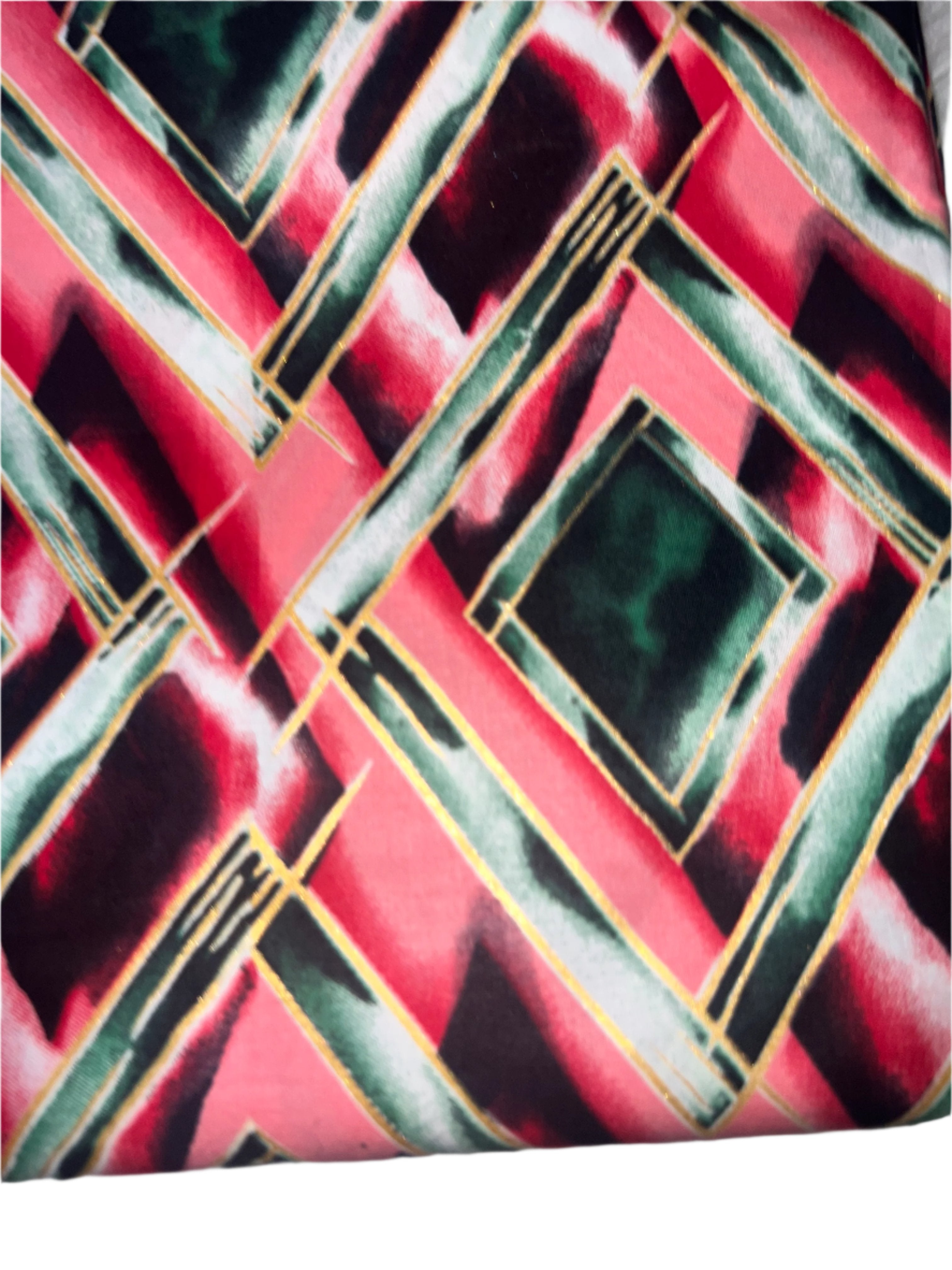 100% Cotton African Ankara Print Fabric Wax Pink Vibrant Patterned, Traditional Ankara African Fabric for Sewing **ITEM SOLD by YARD**