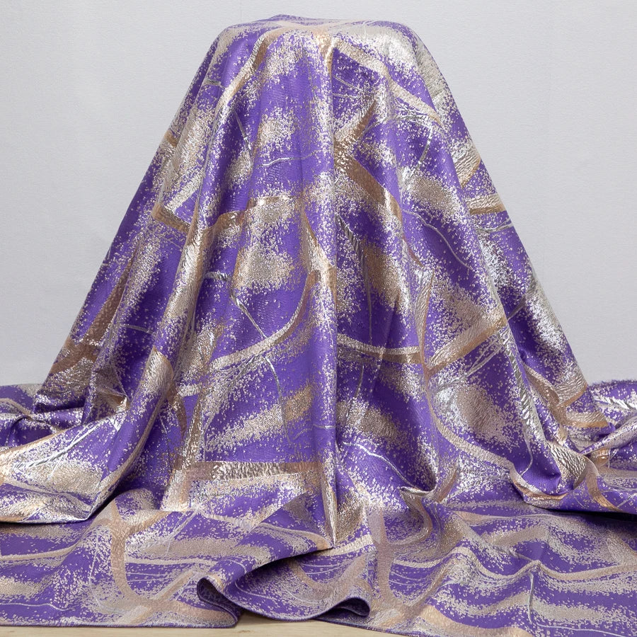 French Lace Fabric New Design Brocade Jacquard Lace Fabric 2024 High Quality African Fabric Lace For Women Wedding Dress F3901