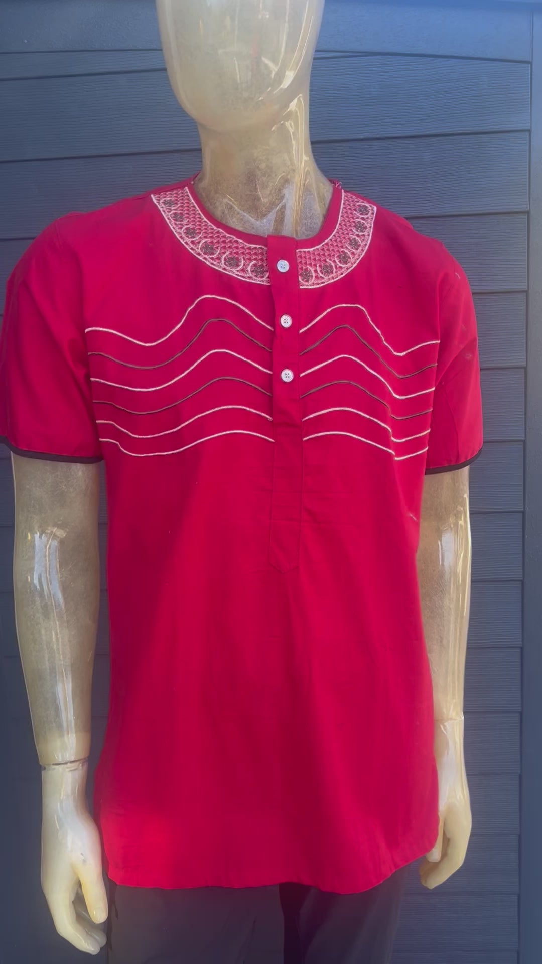 Men African Embroidered Shirt African Dashiki Casual Top Traditional Pattern Printed Ethnic Shirt