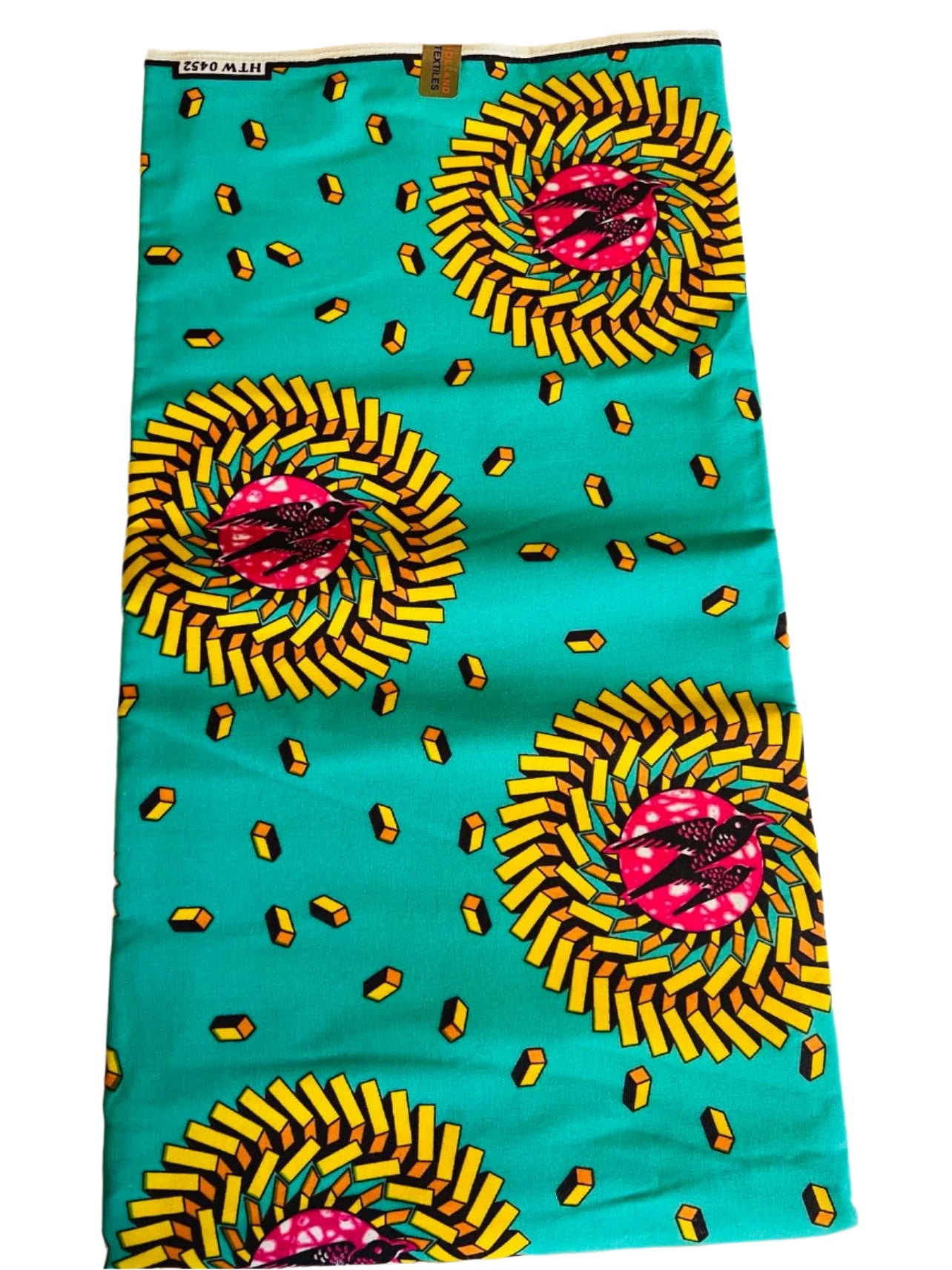 Supreme Holland Wax African Print Wax Fabric (Ankara) Geometric Spiral Patterns