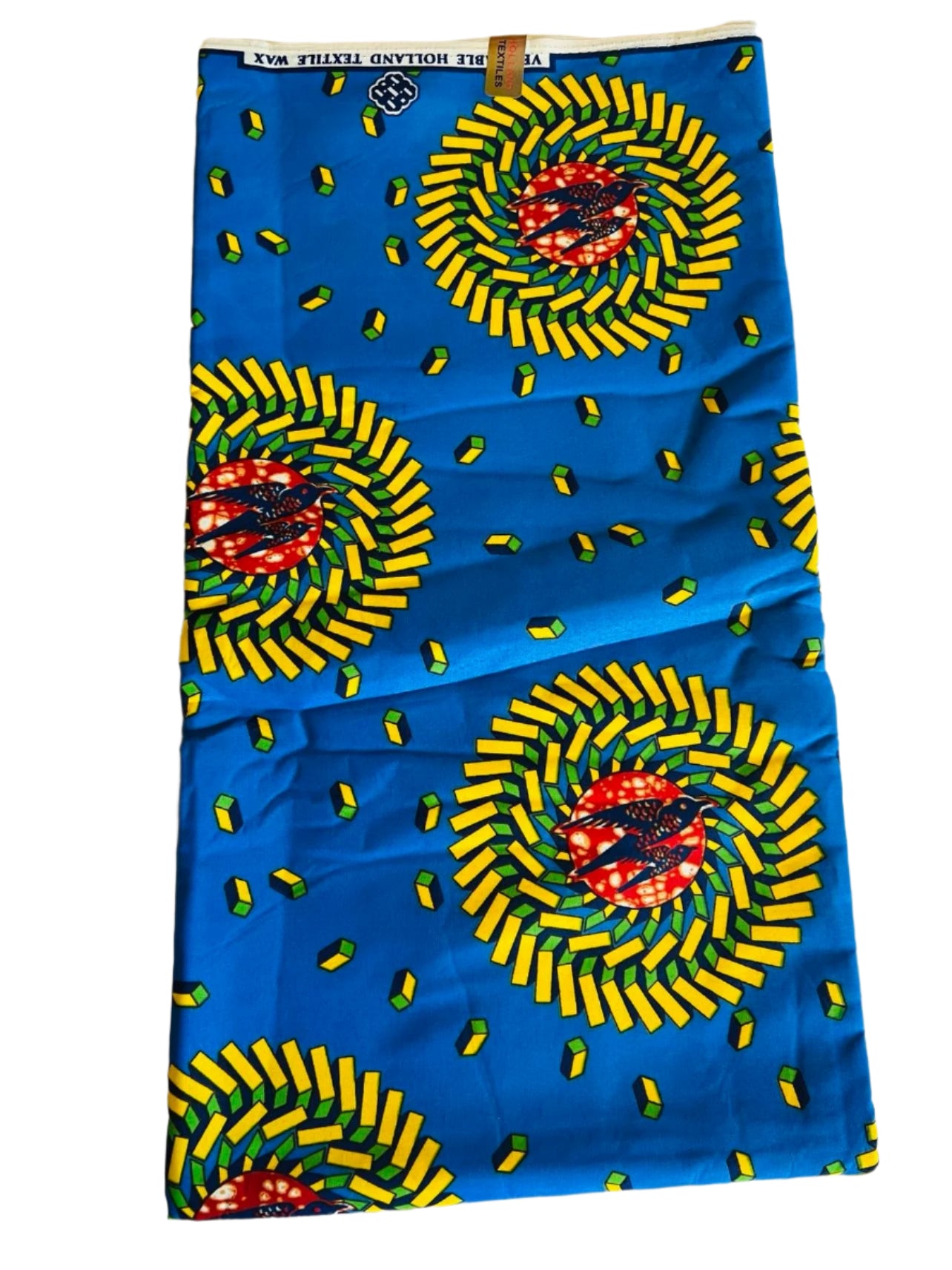 Supreme Holland Wax African Print Wax Fabric (Ankara) Geometric Spiral Patterns