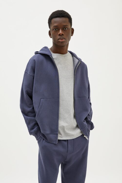 Oversize Hoodie With Zipper