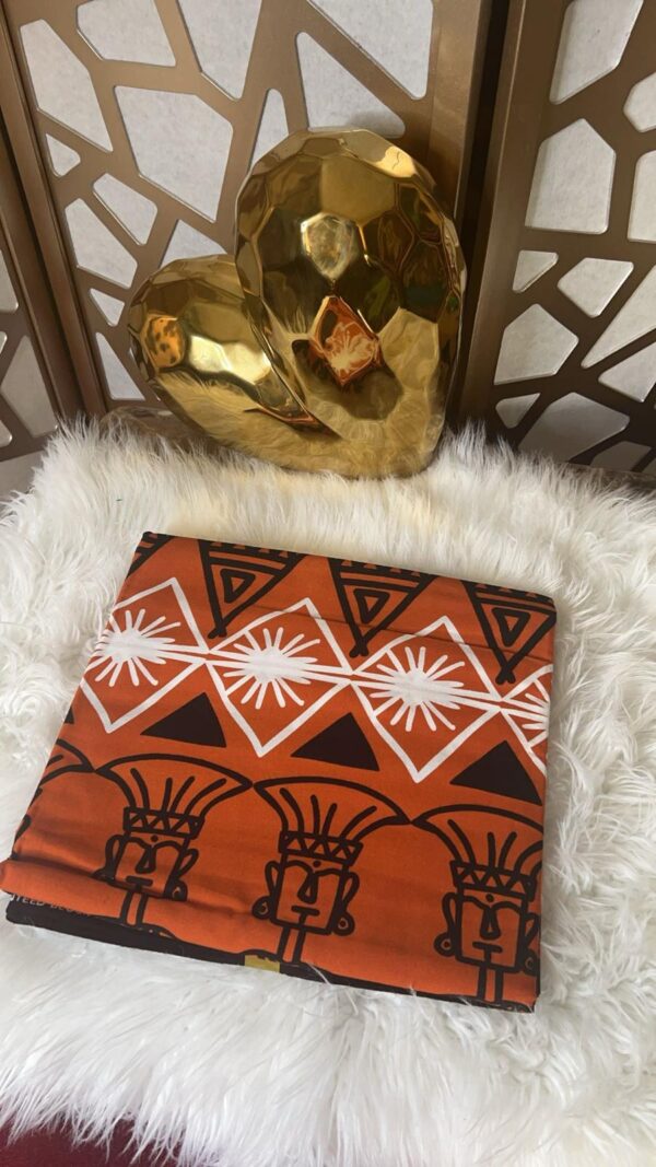 African wax with pattern