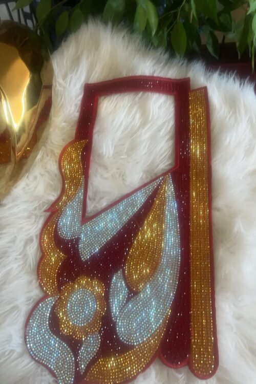 Embroidery with Rhinestones